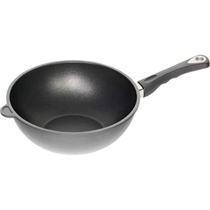 AMT I-1128S Induktion Wok Aluminumguss 28 cm Ø, Höhe 9 cm
