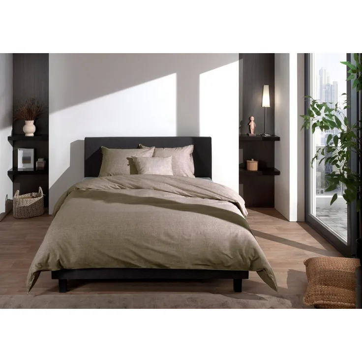 ZO HOME Kopfkissen 2 Stück Zo! Home Cotton Kissenbezüge 40x80 Lino, Füllung: ohne Füllung