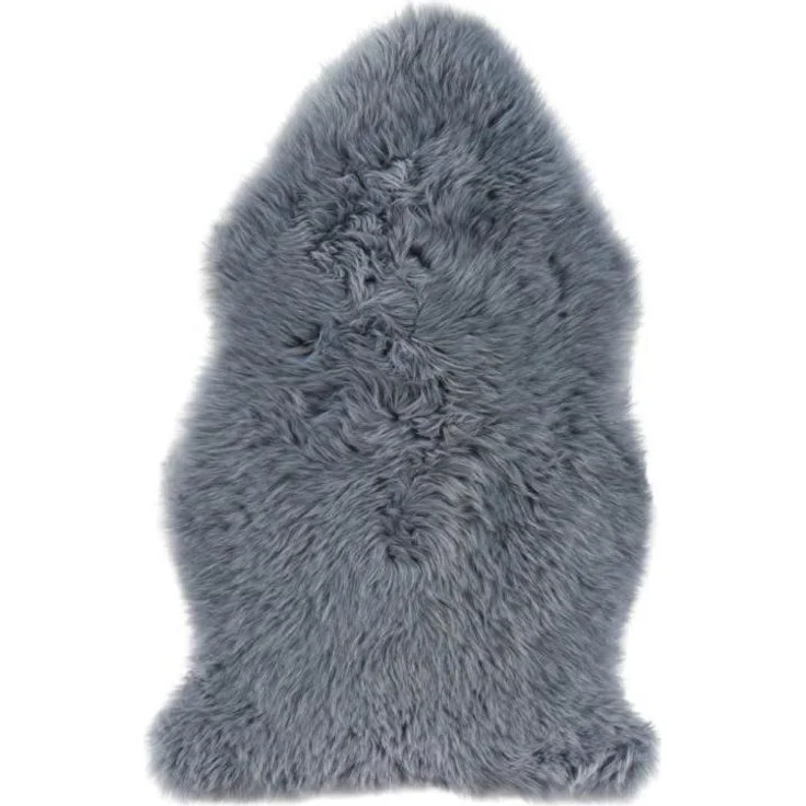 Schaffell natur dunkelgrau, ca. 60 x 85 cm – Bild 1