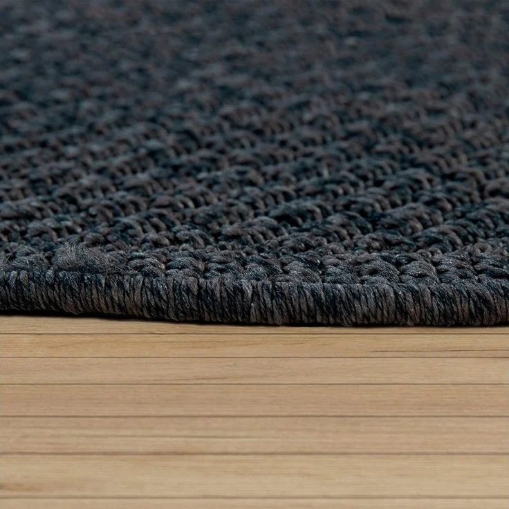 Paco Home Teppich Timber 125, rund, Höhe: 4 mm, Flachgewebe, Sisal Optik, In- und Outdoor geeignet, Wohnzimmer – Bild 2