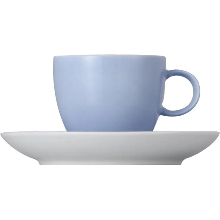 Thomas Porzellan Espresso Mokkatasse 2tlg Sunny Day Pastel Blue