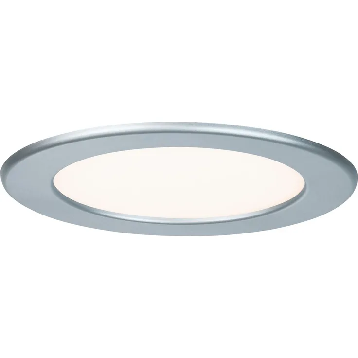Paulmann No. 92074 Einbaupanel LED rund 12W 2700K Chrom matt IP44 spritzwassergeschützt