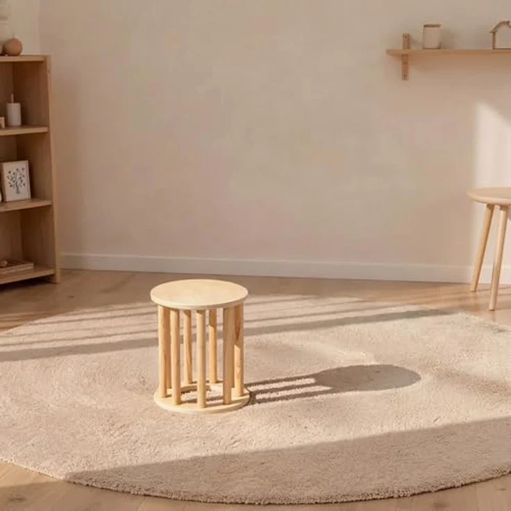 HOME DELUXE Hocker NALAN – Natur – Bild 3