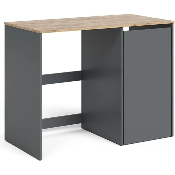 Waschmaschinenschrank Viktor Anthrazit/Goldkraft Eiche 113.6 x 88.2 cm Vicco – Bild 1
