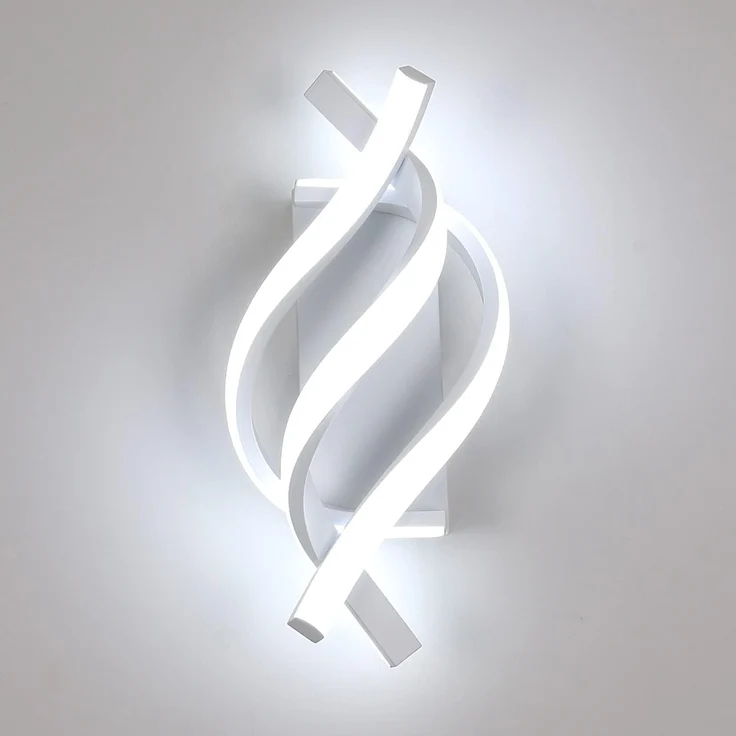 Comely LED Wandleuchte Innen, 22W 2500LM Wandlampe Innen Weiß, 6500K Modern Wandbeleuchtung LED für Wohnzimmer Schlafzimmer Treppenhaus Flur – Bild 1