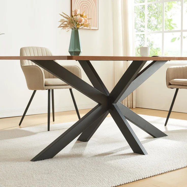 Tischgestell Oberau Stahl 85x85x71cm [en. casa] – Bild 3