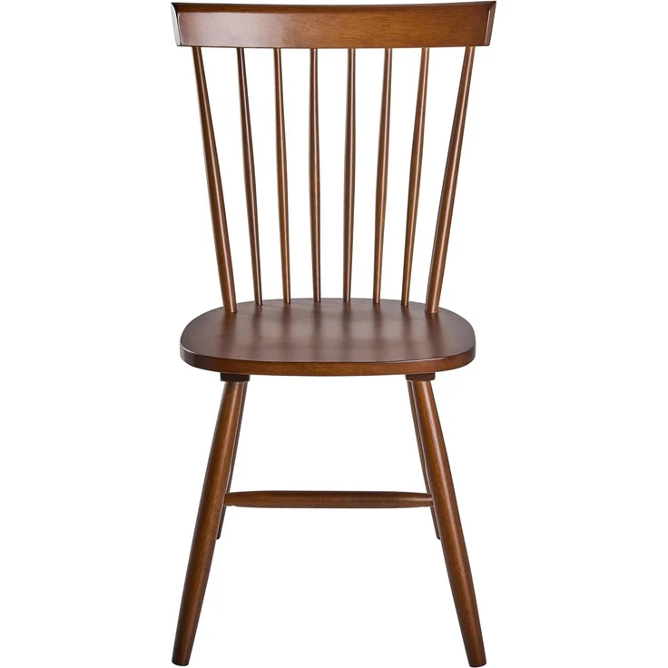 Esszimmerstuhl 2er Set BURGES Holz Braun – Bild 5