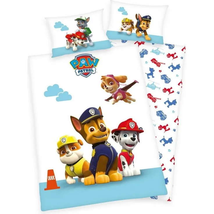 Paw Patrol Wende-Bettwäsche 100x135 cm