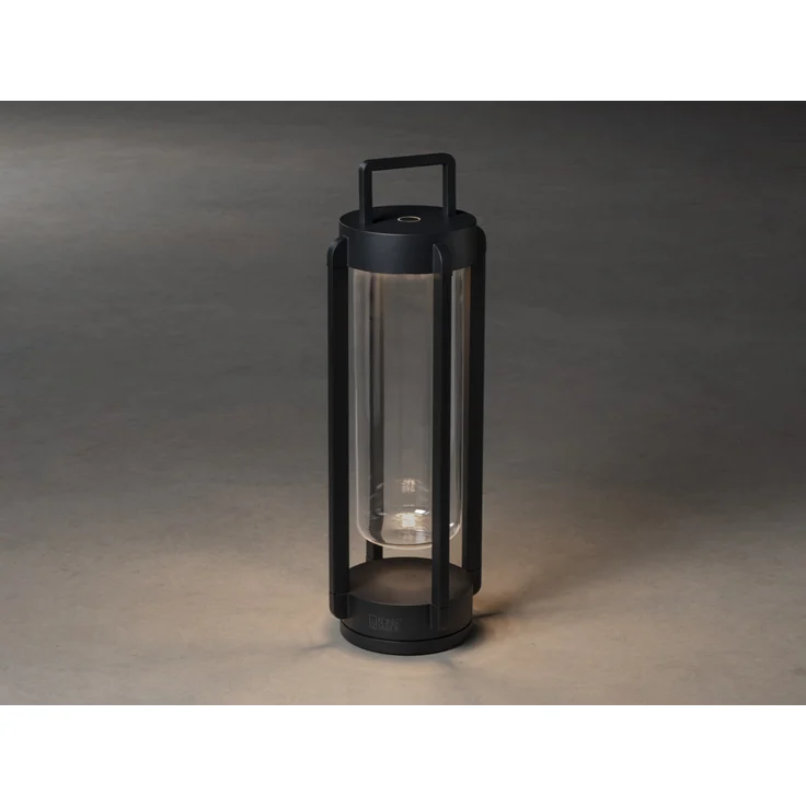 KONSTSMIDE 7823-750 USB Laterne Otranto schwarz 44cm dimmbar – Bild 3