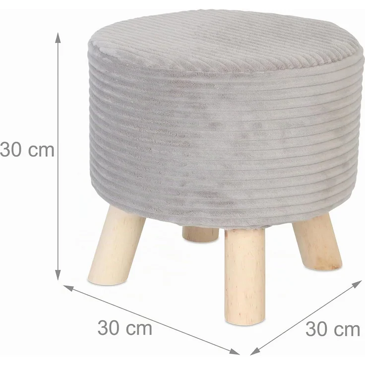 Relaxdays Hocker Cord – Bild 3