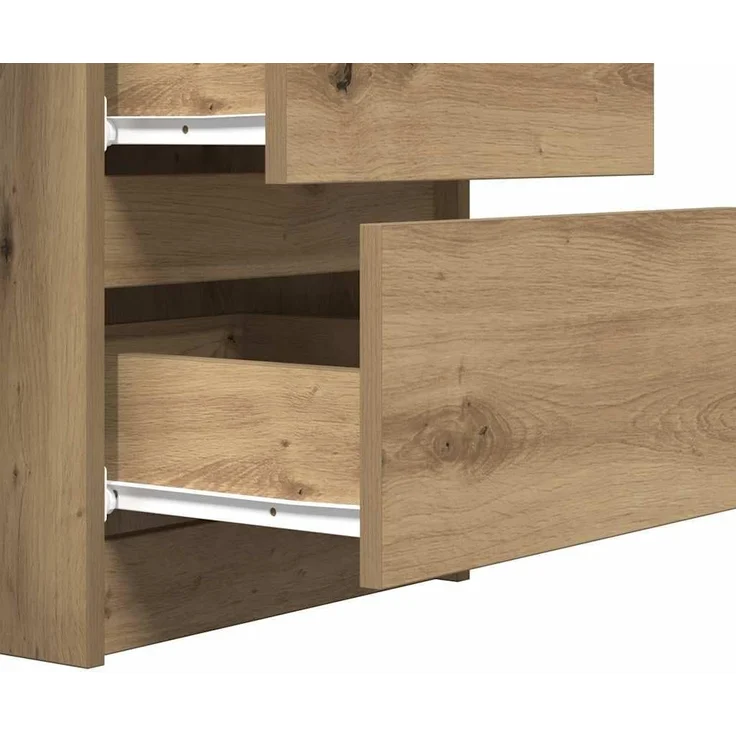 vidaXL Schreibtisch Artisan-Eiche 140x50x77 cm Holzwerkstoff 855961 – Bild 7
