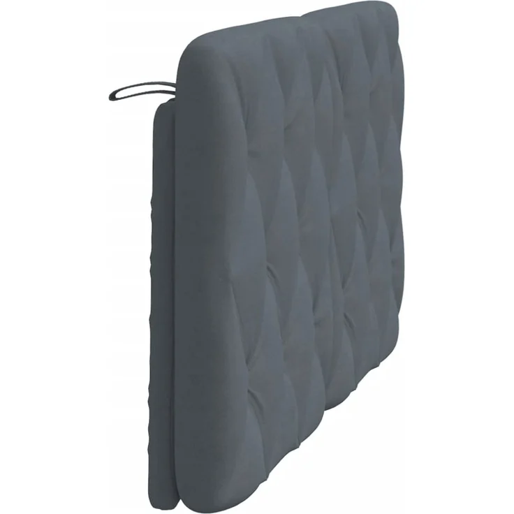 vidaXL Kopfteil-Kissen Dunkelgrau 140 cm Samt – Bild 5