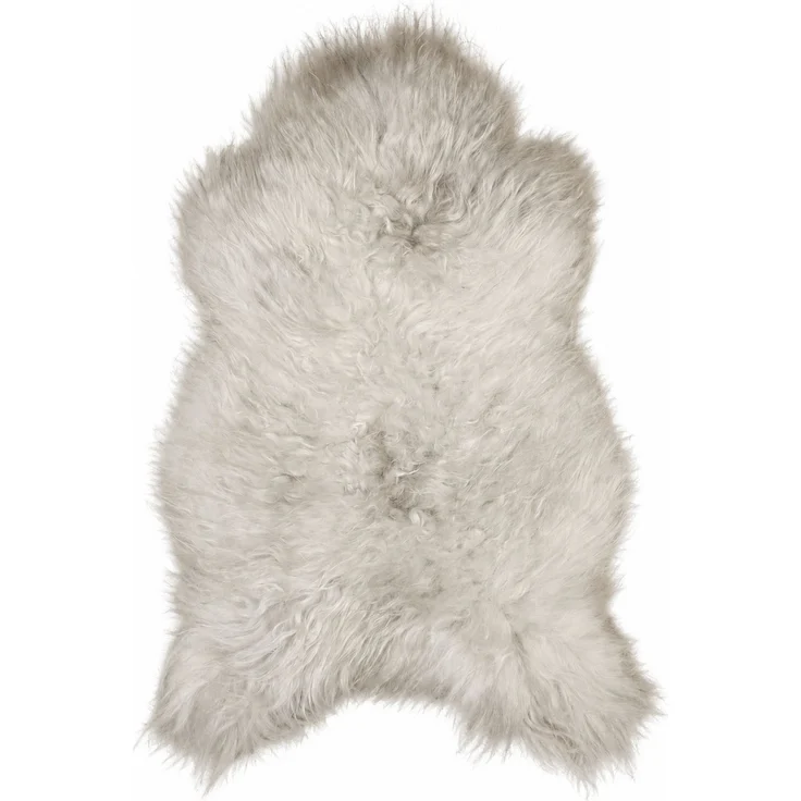 Provellus Schaffell Echt, Naturweiß-Creme, ca 123 cm, Langflor, Öko gegerbt, Unikat 166-035, ca 123 cm, Naturweiß / Weiß / Creme, ca 123 cm – Bild 1