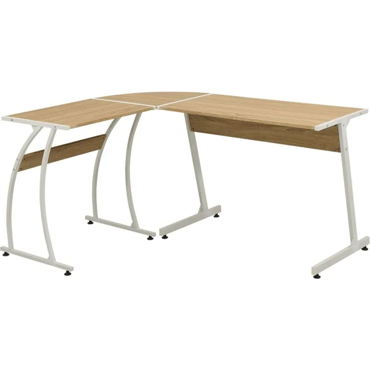 vidaXL Eckschreibtisch L-förmig Eiche 20133
