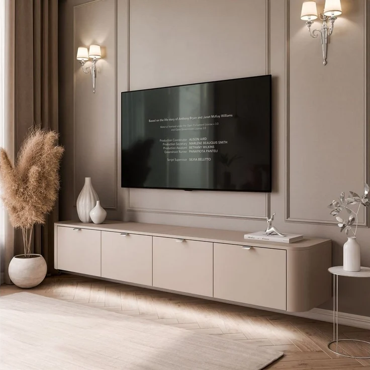 Lookway TV-Schrank CELESTE TV-Hängeschrank mit LED-Beleuchtung (mit LED Beleuchtung) Breite: 200 cm – Bild 2