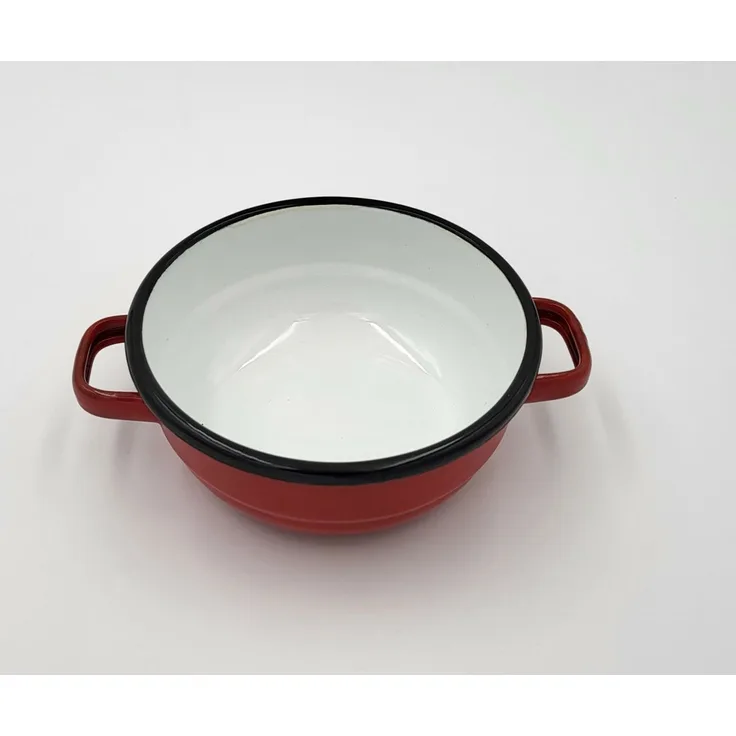 Su-Deco Suppenschale 14 cm Ø rot weiss