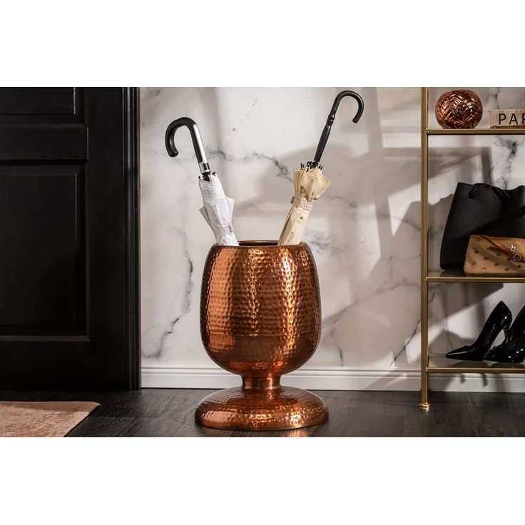 riess-ambiente Beistelltisch ORIENT 50cm kupfer (Einzelartikel, 1-St), Wohnzimmer · Metall · rund · Hammerschlag Design · Handarbeit – Bild 3