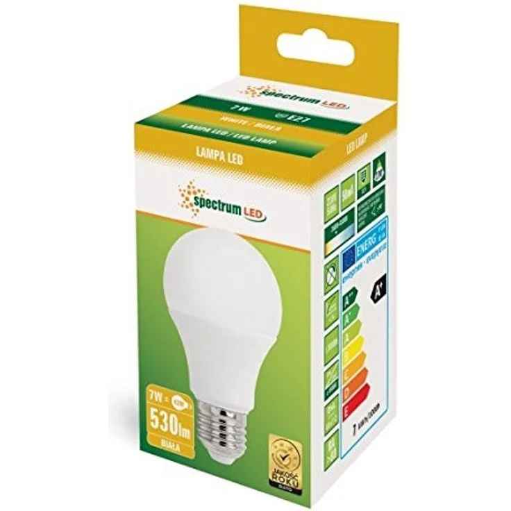 LED E27 7W 230V AC Neutralweiß GLS 610 Lumen 270° – Bild 3