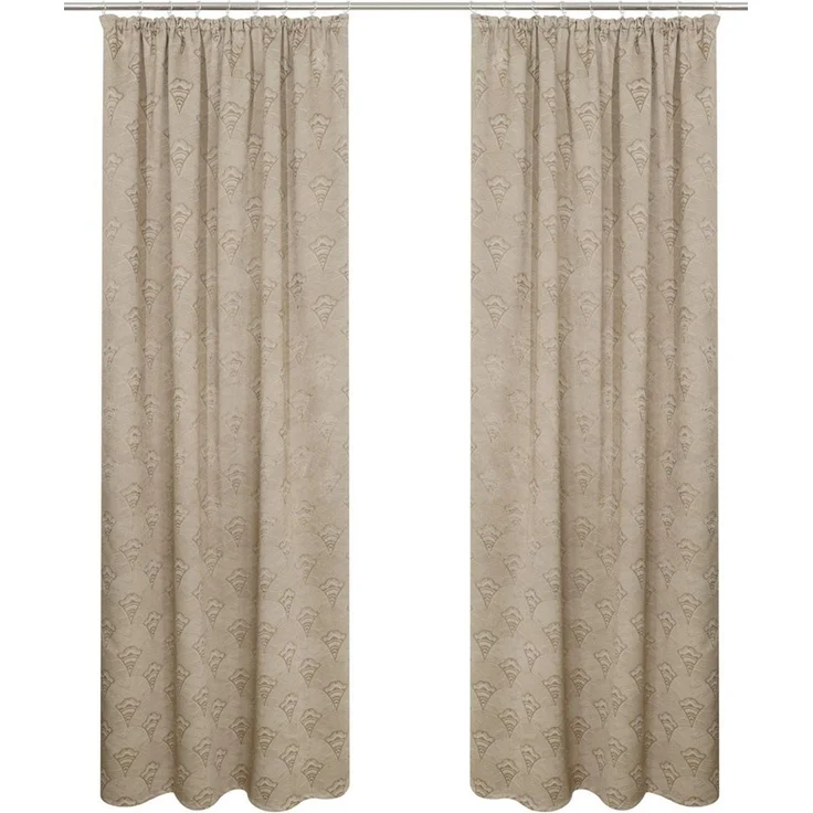 Bruno Banani Verdunkelungsvorhang Alessio, 1 Stück, blickdicht, pflegeleicht, modern (1 St), Kräuselband, verdunkelnd, Polyester, Elegantes Muster, Jacquard, verdunkelnder Stoff, blickdicht,modern – Bild 3