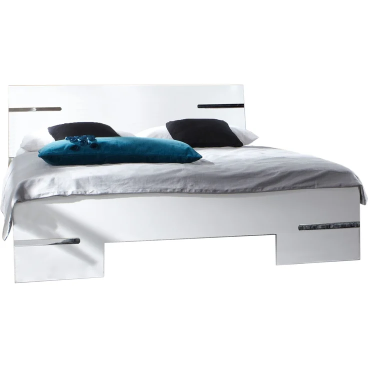 Bett-Set >Anna< in WEISS - 294x81x210cm (BxHxT) – Bild 1