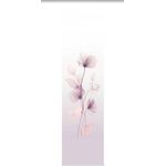 HOME WOHNIDEEN Schiebegardine Schiebevorhang Dekostoff Seidenoptik Digitaldruck Berekua 245x60 cm F (1 St), Kunstfaser, 1x Schiebewand inkl. Paneelwagen und Klemmleiste Flieder