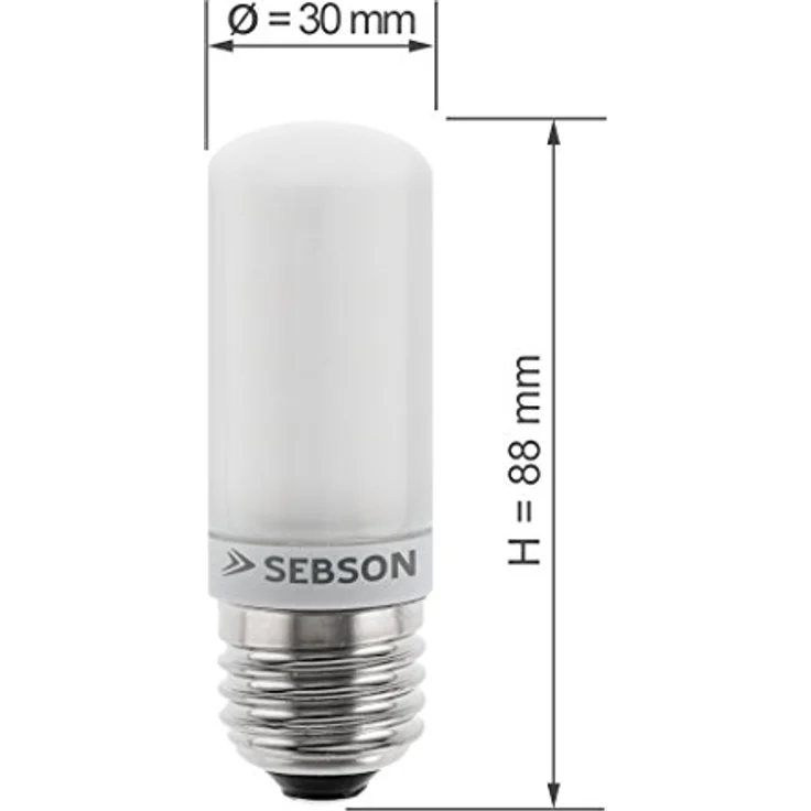 SEBSON LED Lampe E27 warmweiß 4W, ersetzt 40W Glühlampe, 400 Lumen, nicht dimmbar, 280° Abstrahlwinkel – Bild 2