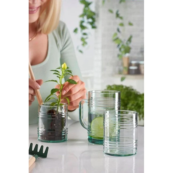 Hermia Concept 'PB-420119-Y' Gläser-Set (4-teilig), Transparent, 7,9 x 7,9 x 12,3 cm, 490 ml – Bild 2