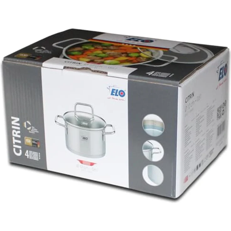 ELO Fleischtopf Citrin Ø12cm, Edelstahl – Bild 7