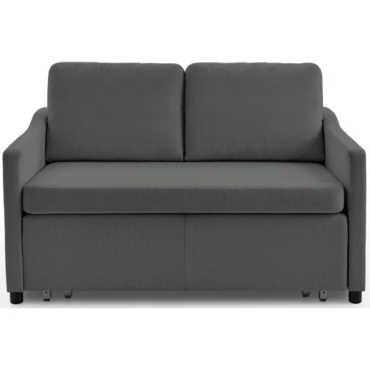 Atlantic Home Collection Schlafsofa Anella, Dunkelgrau, Breite X Tiefe X Höhe: 93 x 134 x 85 cm
