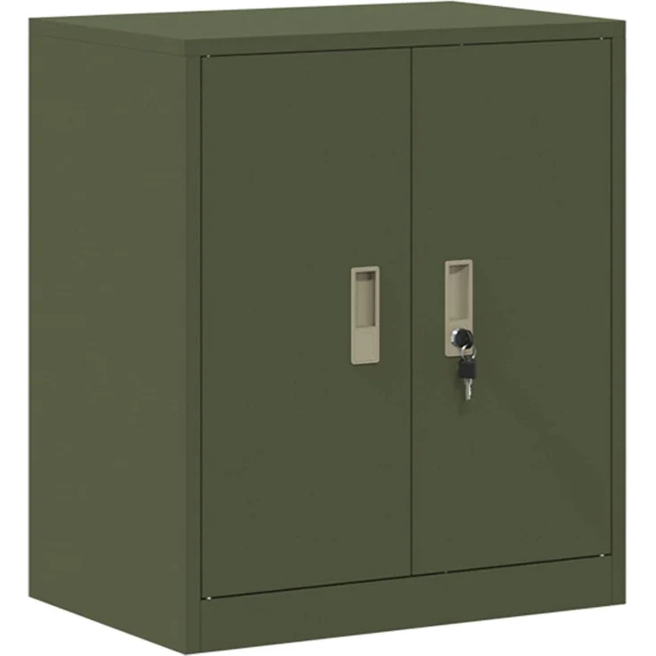 vidaXL Aufbewahrungsschrank 2 stk. Olive Grün 60 x 40 x 160 cm Stahl 3438751 – Bild 6