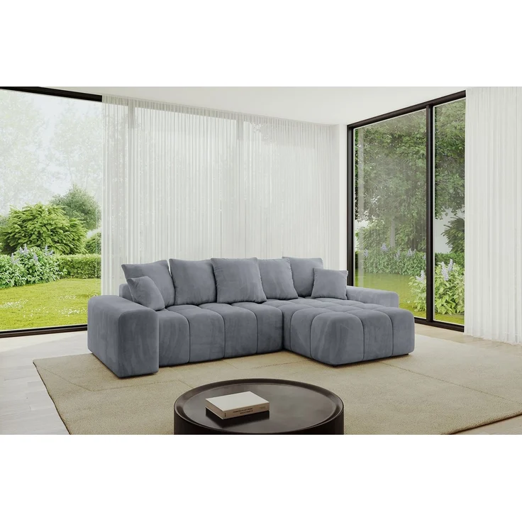 ALTDECOR Ecksofa ENIL-L, Couch mit Schlaffunktion, Wohnzimmer - Wohnlandschaft, Corner Sofa Bett Eckcouch Couch L-Form Schlafcouch Ausziehbar – Bild 3