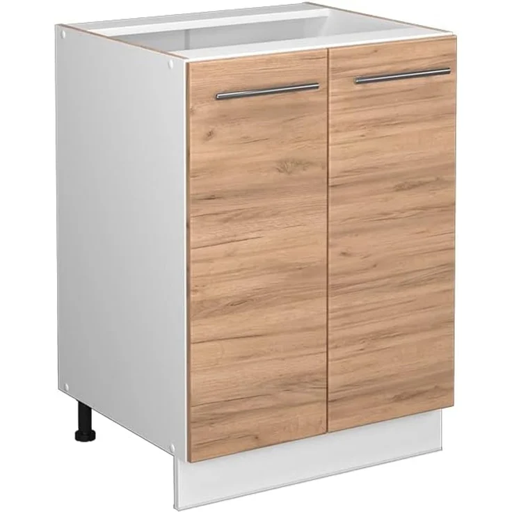 Küchenunterschrank Fame-Line Goldkraft Eiche 60 cm ohne Arbeitsplatte Vicco