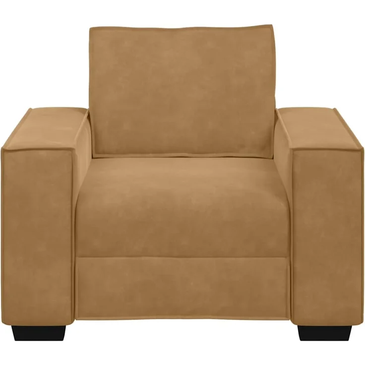vidaXL Sessel Braun 100x78x84 cm Samt 4105007 – Bild 3