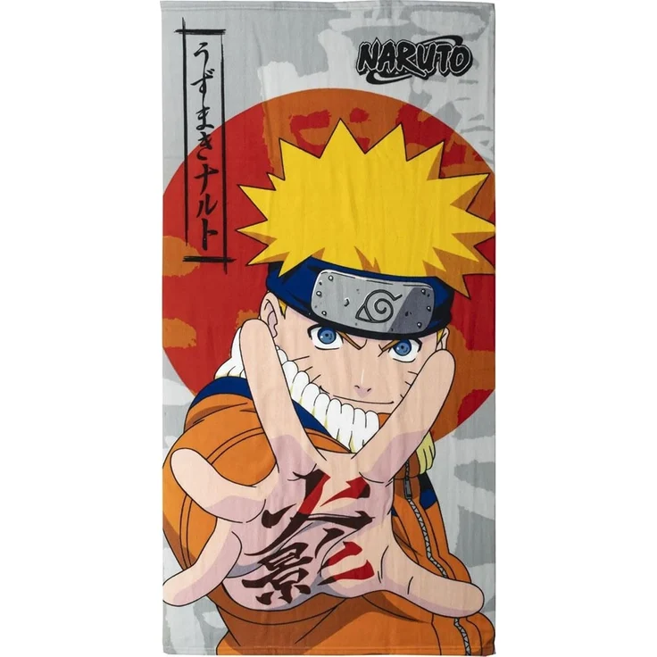 Naruto Handtuch Badehandtuch Strandtuch 70x140 cm aus Polyester – Bild 1