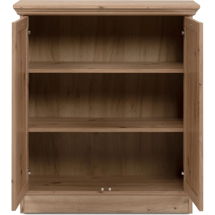 Kommode >Timber< 2 Türen, 2 Böden, Landhaus, in Artisan Eiche Dekor - 80x90x35cm (BxHxT) – Bild 5