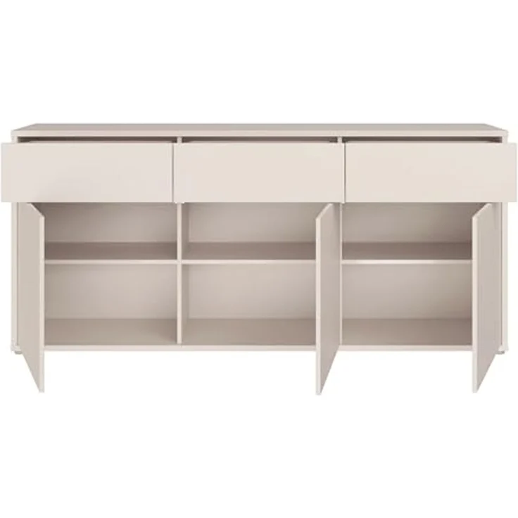 FORTE Sideboard Alice Springs, Sideboard, Breite 184,2 cm, viel Stauraum, Schubkästen mit Vollauszug, Push to open, grifflos – Bild 6
