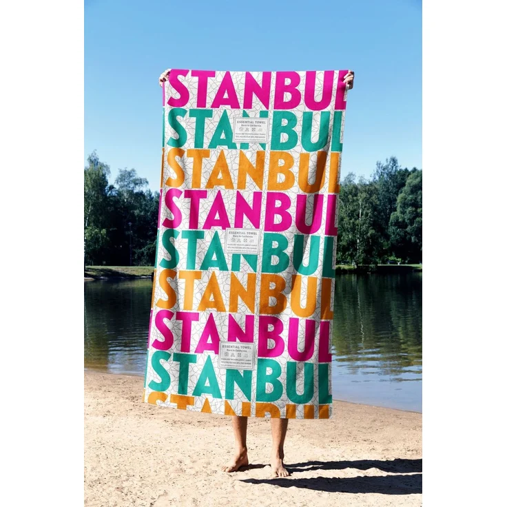 Mijolnir 'Beautiful Istanbul 70' Strandtuch, Mehrfarbig, 70 x 130 cm – Bild 3