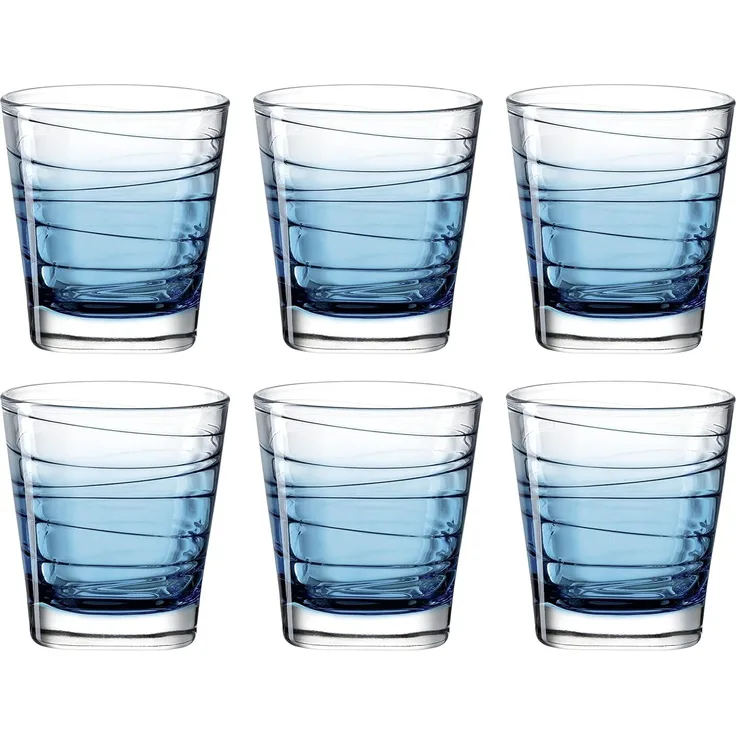 LEONARDO Whiskyglas VARIO STRUTTURA, Glas, 250 ml, 6-teilig