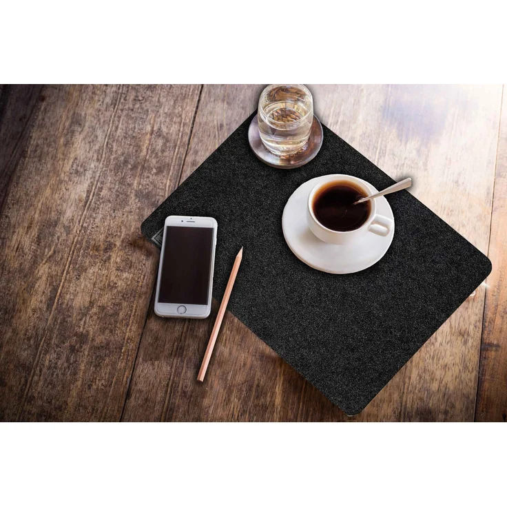 Kunden Retoure Tischset Platz Set inkl. Untersetzer und Bestecktaschen aus Filz - Für 6 Personen – Bild 5