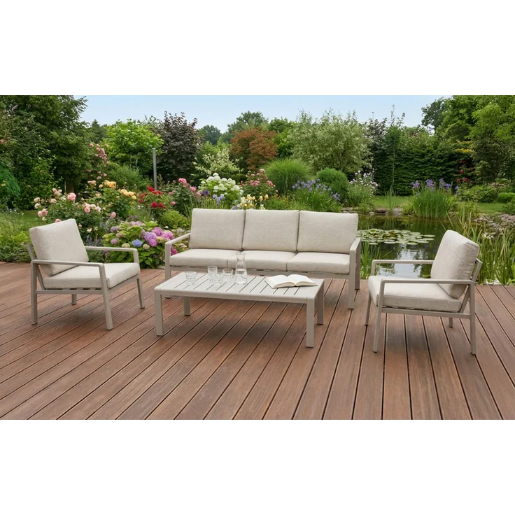 Primaster Gartenmöbel-Set Lucca Aluminium – Bild 3