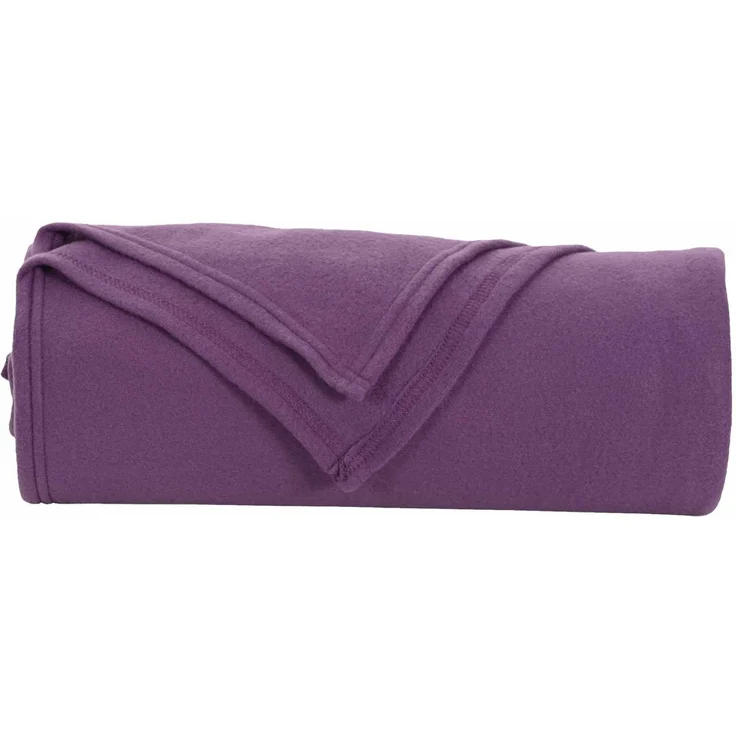 vidaXL Überwurfdecke Lila 170 x 130 cm Fleece 42017037 – Bild 4