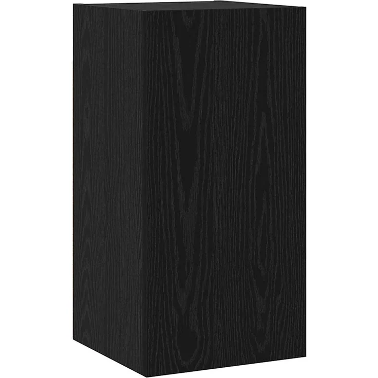 3 pcs TV-Schrank, Lowboard TV Schwarz Eichen-Optik Holzwerkstoff – Bild 5