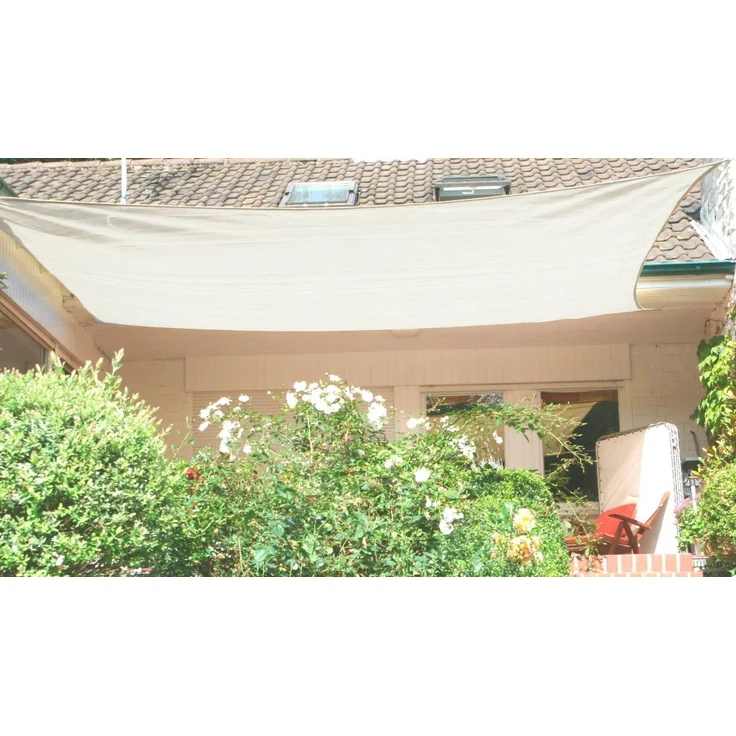 Floracord Sonnensegel, BxT: 500x400 cm, cremeweiß – Bild 1