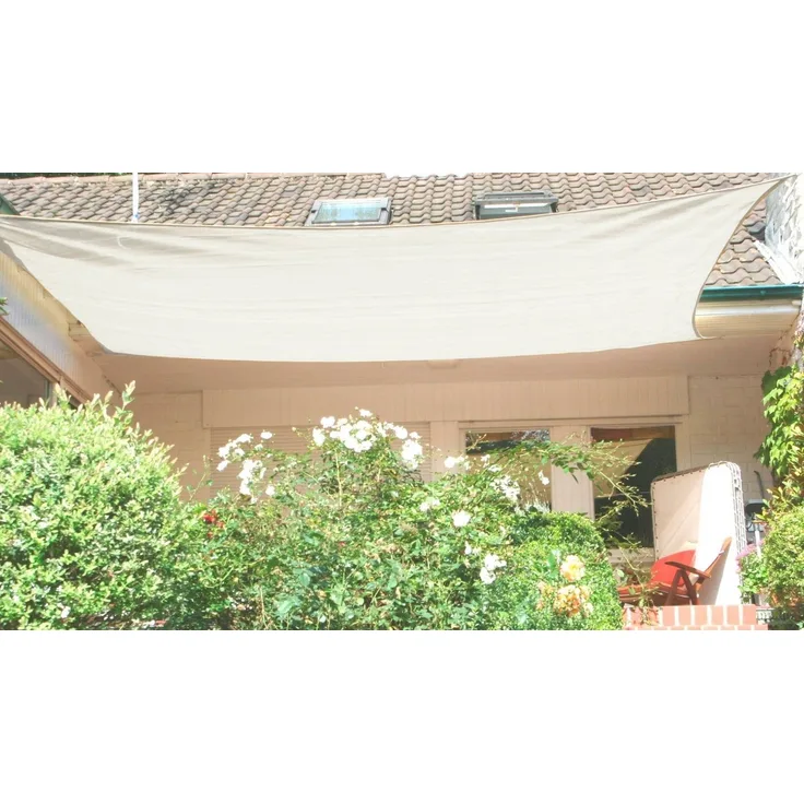 Floracord Sonnensegel, BxT: 500x400 cm, cremeweiß