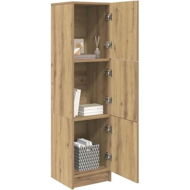 vidaXL Highboard Artisan-Eiche 31,5 x 32 x 122,5 cm 869353