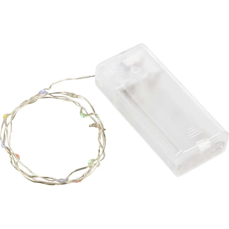 3x 10er LED Lichterkette Batteriekette Party Wasser Beleuchtung Deko Licht bunt