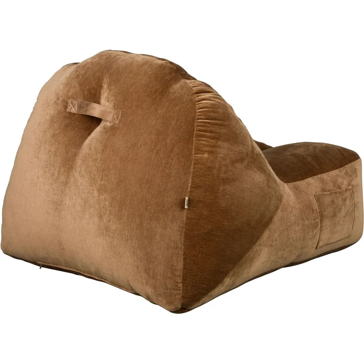 DutchBone Loungesessel Tombag, Sitzsack in Braun mit Samt-Bezug 99x120x78 cm – Bild 2