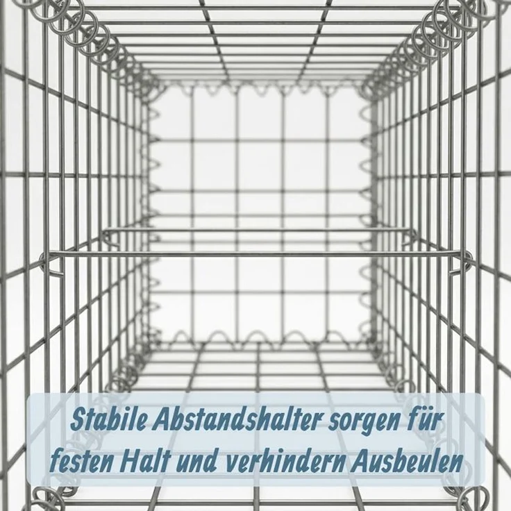 Relaxdays Gabione Steinkorb aus Stahl – Bild 8