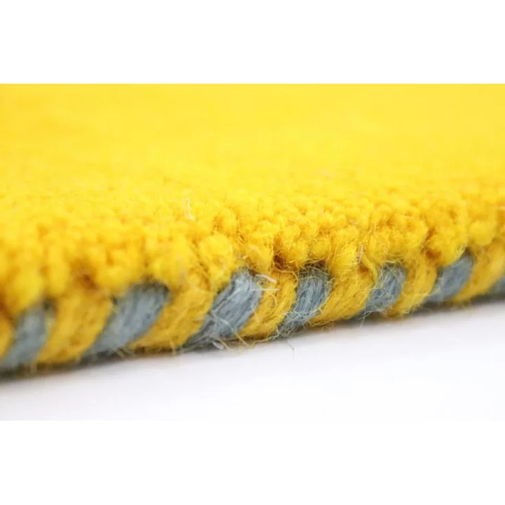 Gabbeh Teppich - Indus »Agra« 160 x 90 cm - gelb – Bild 3