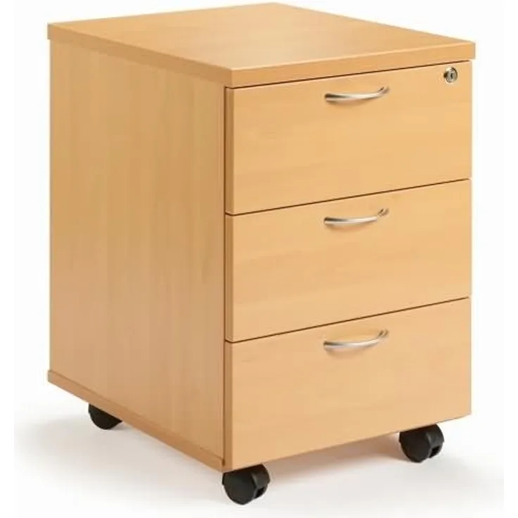 Soennecken Rollcontainer 3xSchub 58,5x40,7x50cm buche